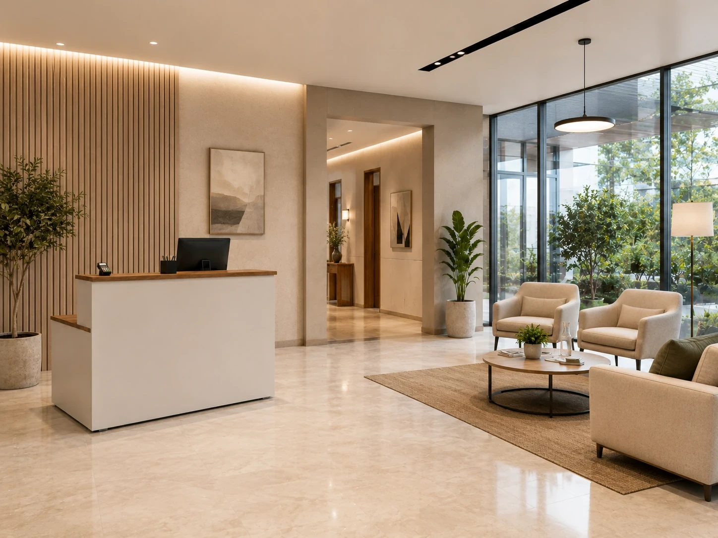 Lada VIGO – wizualizacja w eleganckim lobby